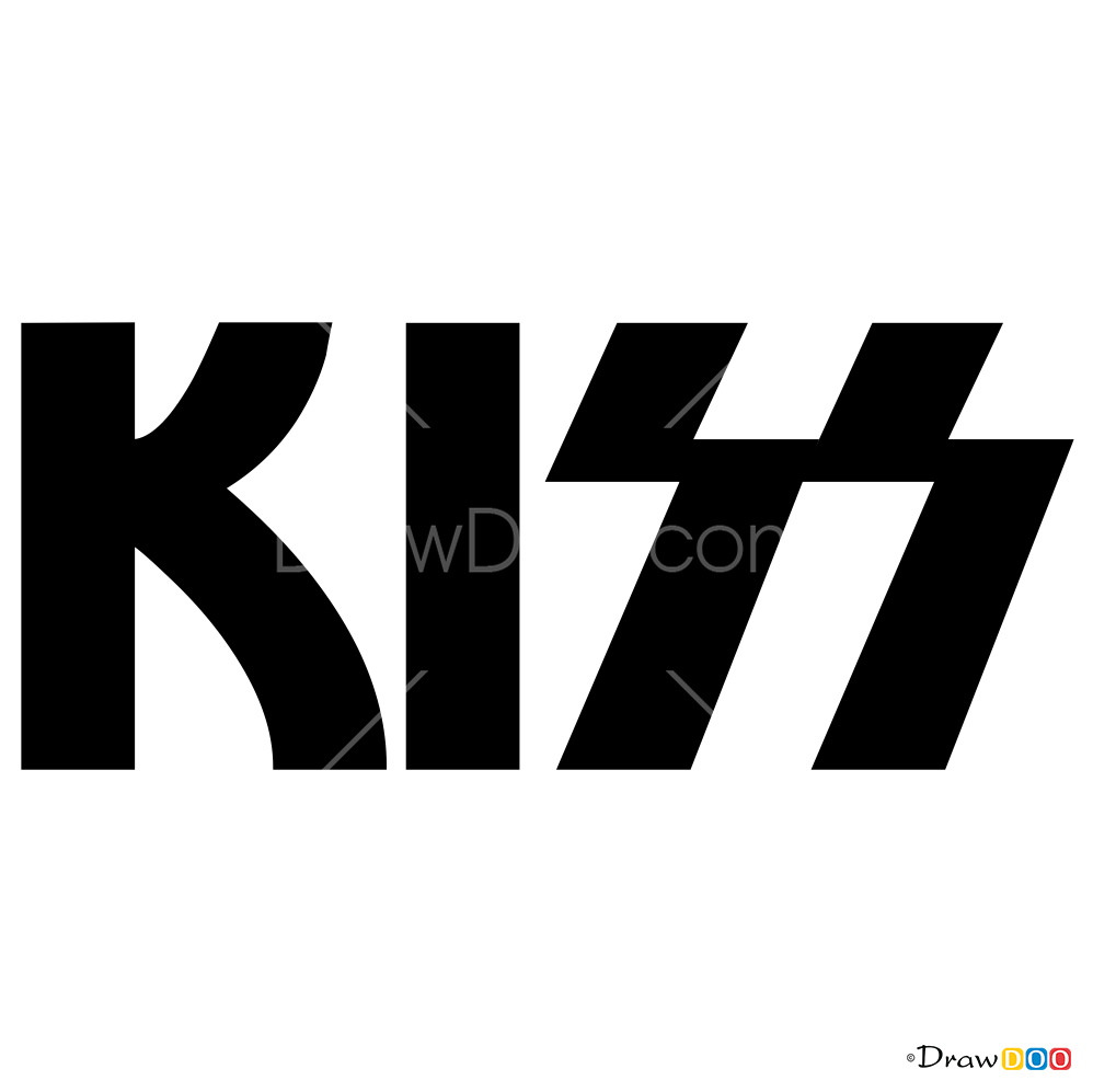 How to Draw Kiss, Bands Logos